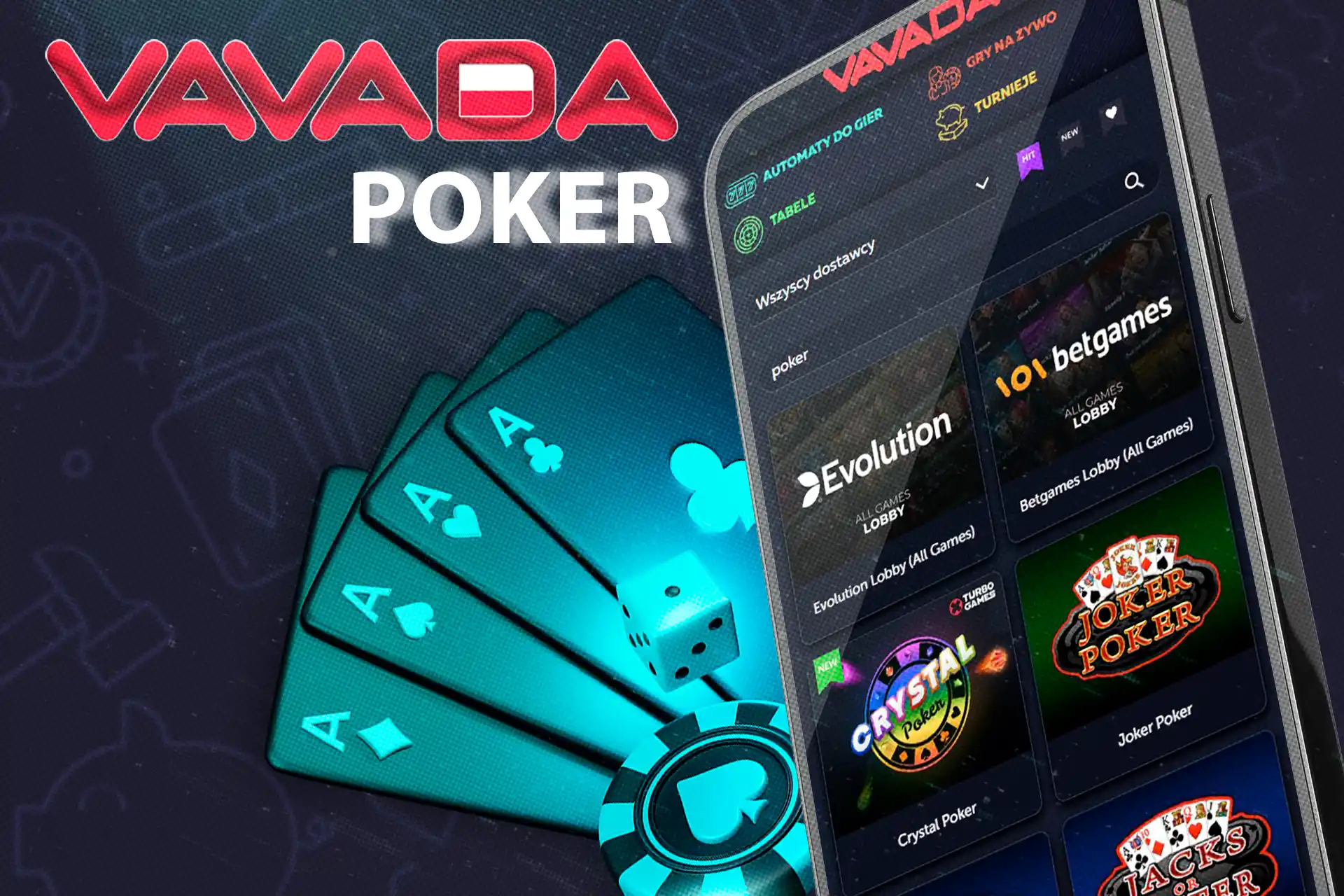Zagraj w wiele rodzajów pokera w kazino Vavada